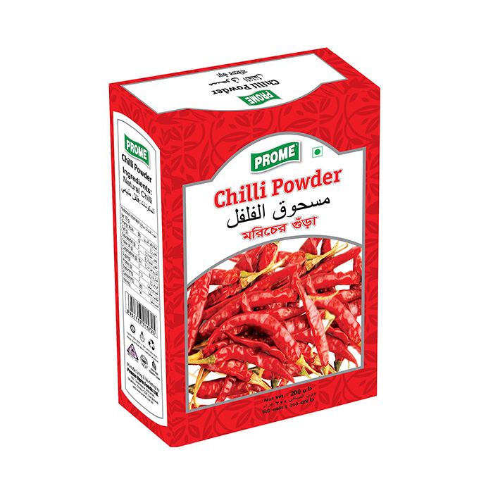 Prome Chilli Powder 200gm Paper Pack Barcode 8951713015725