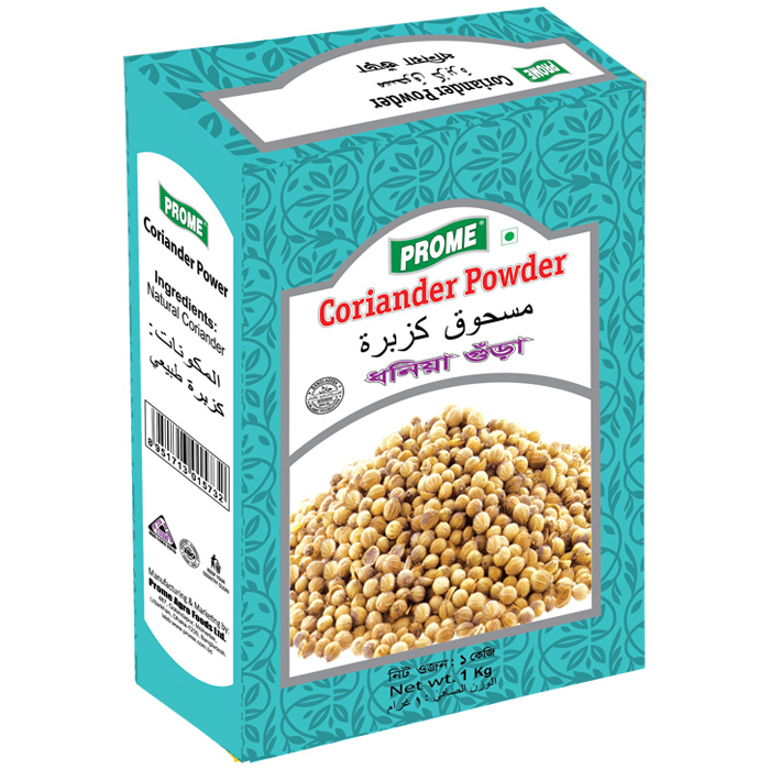 Prome Coriander Powder 1000gm Paper Pack Barcode 8951713015732