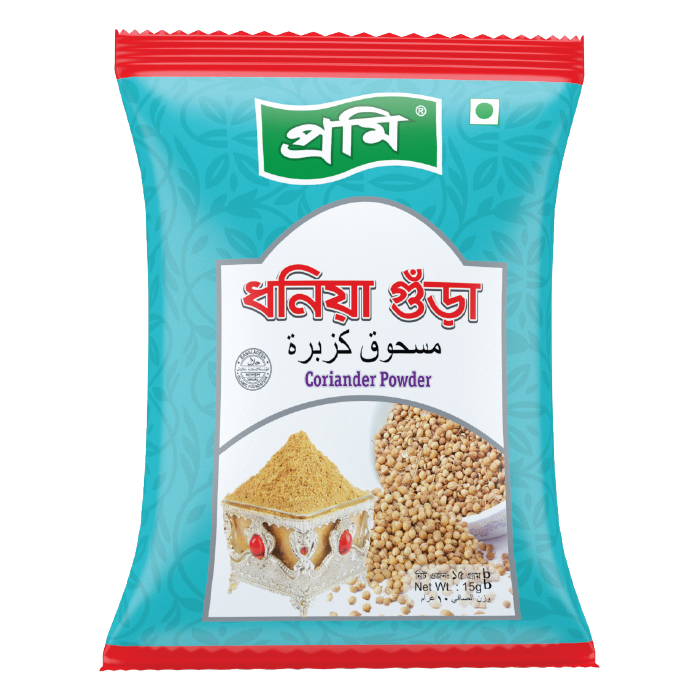 Prome Coriander Powder 15gm Foil Pack Barcode 8951713016142