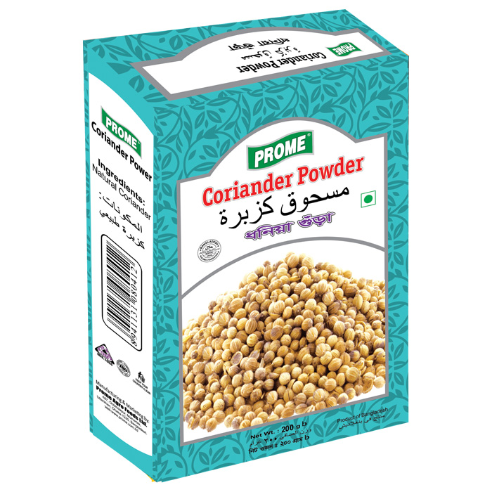 Prome Coriander Powder 200gm Paper Pack Barcode 8941131080412