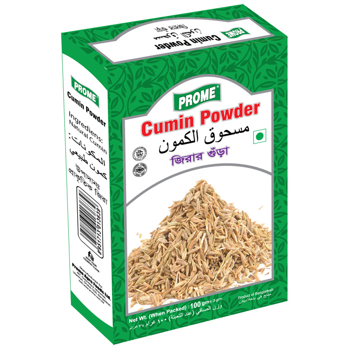 Prome Cumin Powder 100gm Paper Pack Barcode 8951713013639