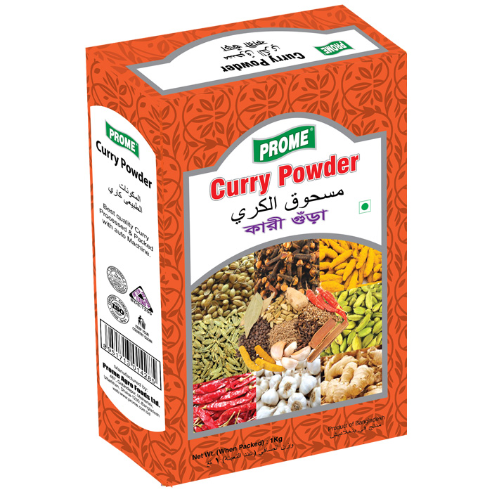 Prome Curry Powder 1000gm Paper Pack Barcode 8951713014285