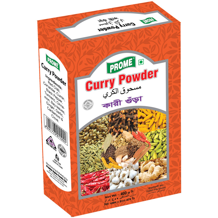 Prome Curry Powder 400gm Paper Pack Barcode 8941713011094