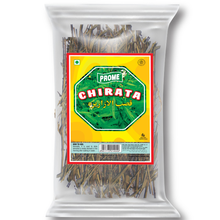 Prome Dry Chirata 30gm Foil Pack Barcode 8951713014049